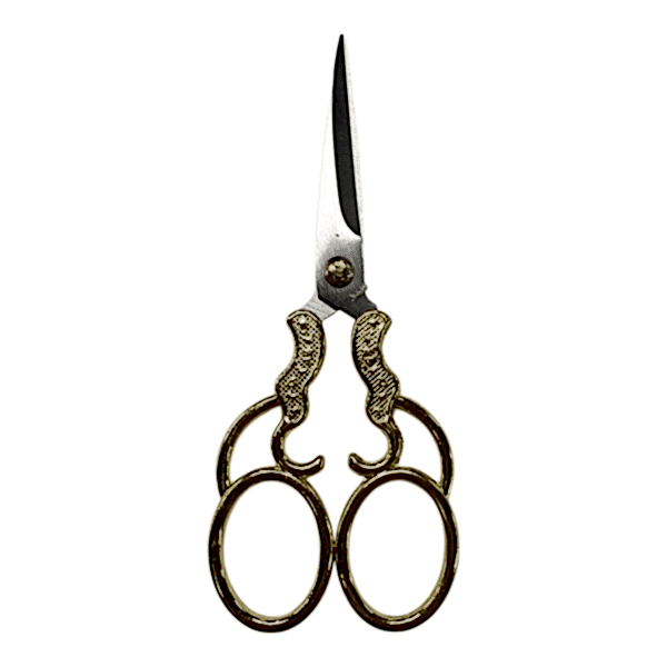 RETRO NAKIŞ MAKASI - GOLD RENK