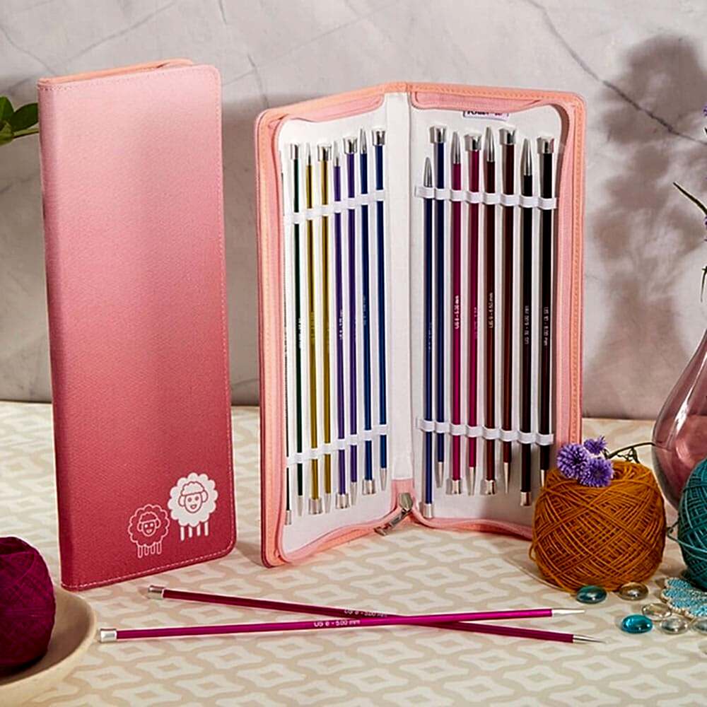 KNITPRO ZING 35 cm DÜZ ŞİŞ SETİ