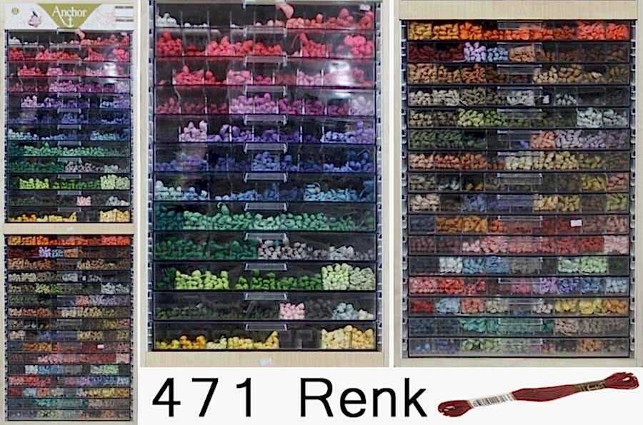 ANCHOR MOULINE NAKIŞ İPLİĞİ STANDI - KABİN