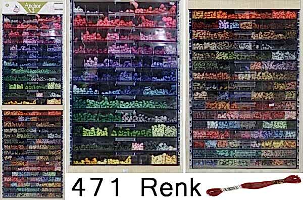 ANCHOR MOULINE NAKIŞ İPLİĞİ STANDI - KABİN