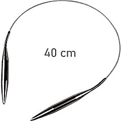 TİTANYUM 40 cm MİSİNALI ŞİŞ
