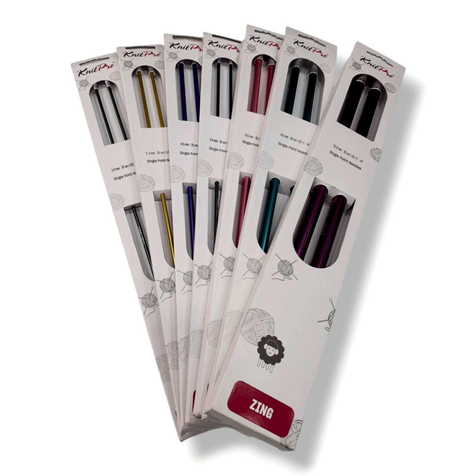 KNITPRO ZING 35cm METAL ÖRGÜ ŞİŞİ