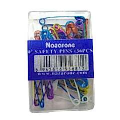 NO:0 ÇENGELLİ İĞNE- METALİK RENK (36 ADET)