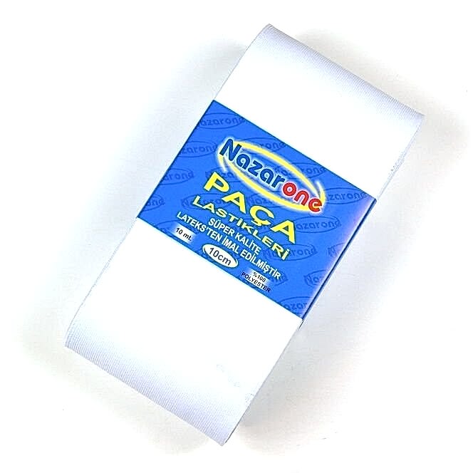 PAÇA LASTİK 10 cm BEYAZ