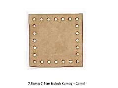 7.5X7.5 NUBUK KUMAŞ 002-CAMEL