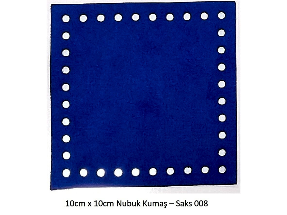 10X10 NUBUK KUMAŞ 008-SAKS MAVİ