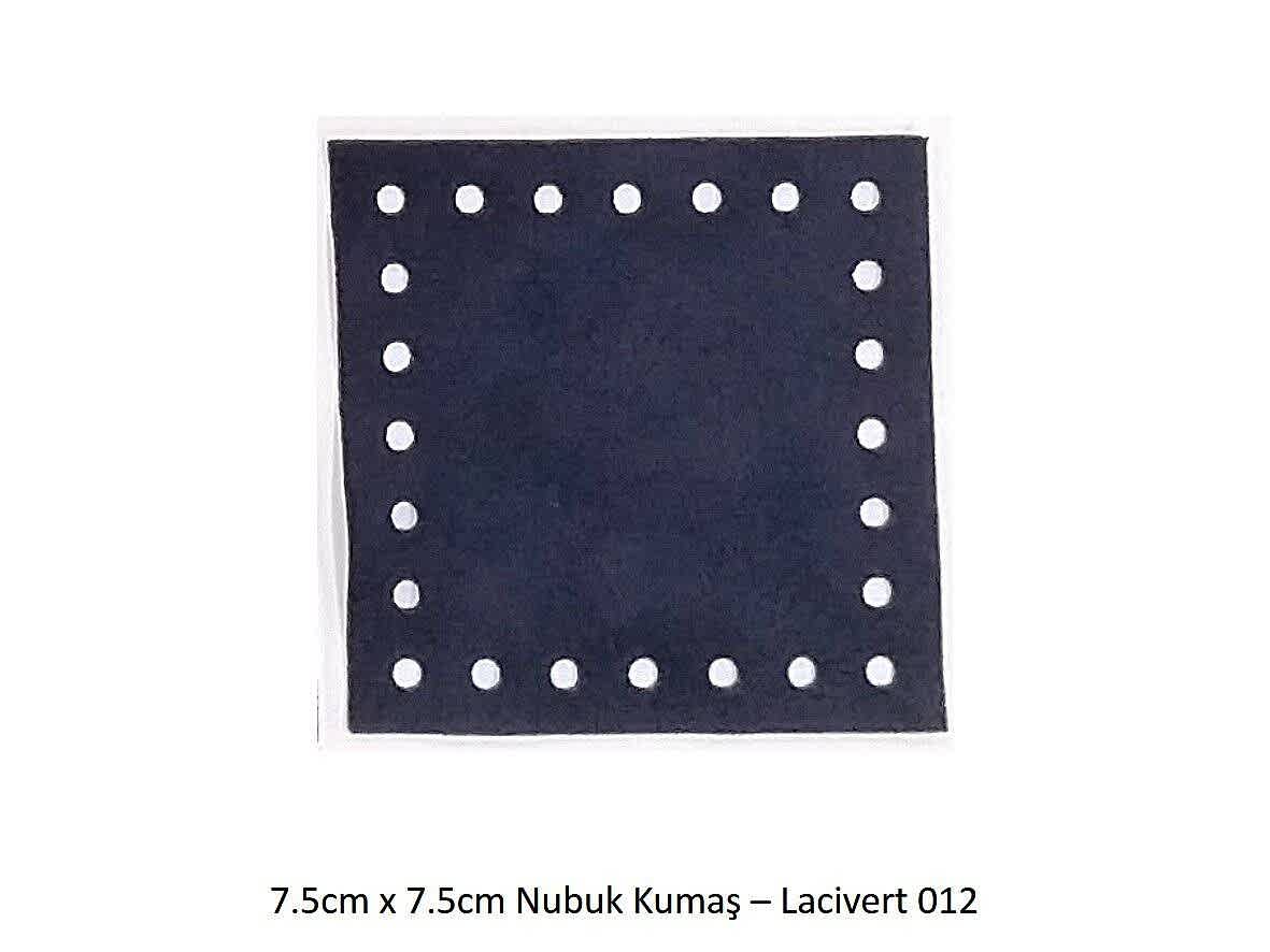 7.5X7.5 NUBUK KUMAŞ 012-LACİVERT