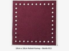 10X10 NUBUK KUMAŞ 013-BORDO