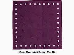 10X10 NUBUK KUMAŞ 014-MOR