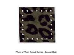 7.5X7.5 NUBUK KUMAŞ 803-LEOPAR HAKİ