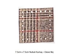 7.5X7.5 NUBUK KUMAŞ 901-EKOSE BEJ