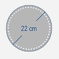 YUVARLAK ÇANTA TABANI 22cm