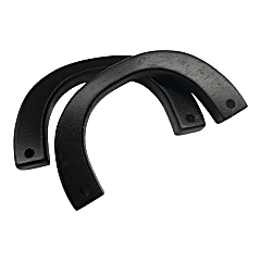 MASİF AHŞAP ÇANTA SAPI SİYAH