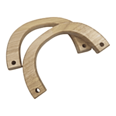 MASİF AHŞAP ÇANTA SAPI NATUREL