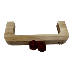 AHŞAP BURS-09 [20cm NATUREL-AMBER]